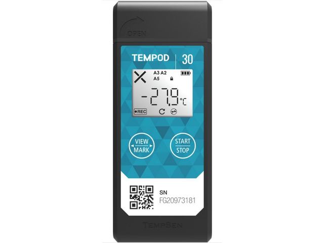 Enregistreur de température réutilisable TEMPOD 30 – PD30
