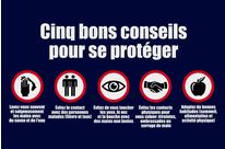 Tapis Bons Conseils spécial Covid-19 