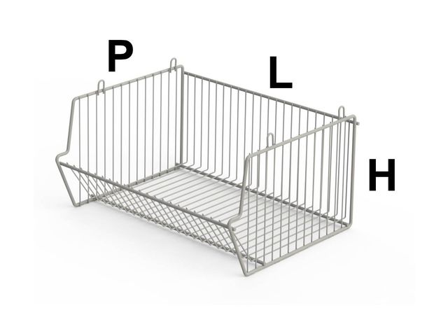 Corbeille promotionnelle simple magasin en fil d'acier soudé