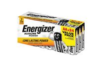 Energizer - Piles Alcalines AA Power - Lot de 24 - Longue durée pour électronique - Gris