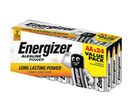 Energizer - Piles Alcalines AA Power - Lot de 24 - Longue durée pour électronique - Gris