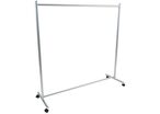 Manutan Expert - Portant Penderie Strong Aluminium Gris - 167x170x52 cm - Robuste et Durable