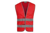 Gilet de sécurité rouge Classe 2