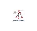 Elingue chaine 3 brins - extrémité : anneaux - CMU 21200 kg (classe 80)