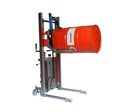 Chariot semi-électrique pour basculer des fûts 600 kg