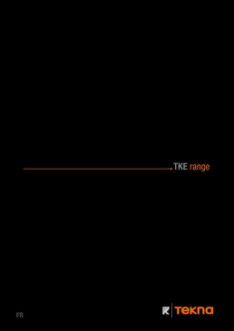 CATALOGUE GENERAL TEKNA - 2017