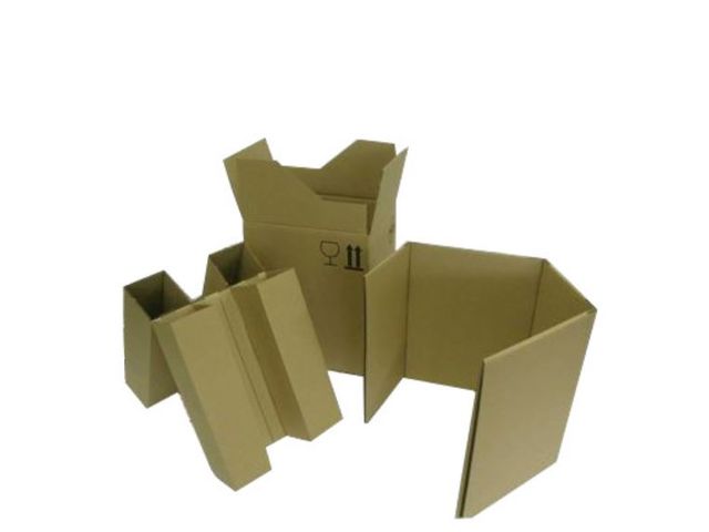 Caisse de vin et calages en carton ondulé : Vin’e box