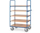 Chariot haut avec plateaux - 5 étagères | Modèle 8342