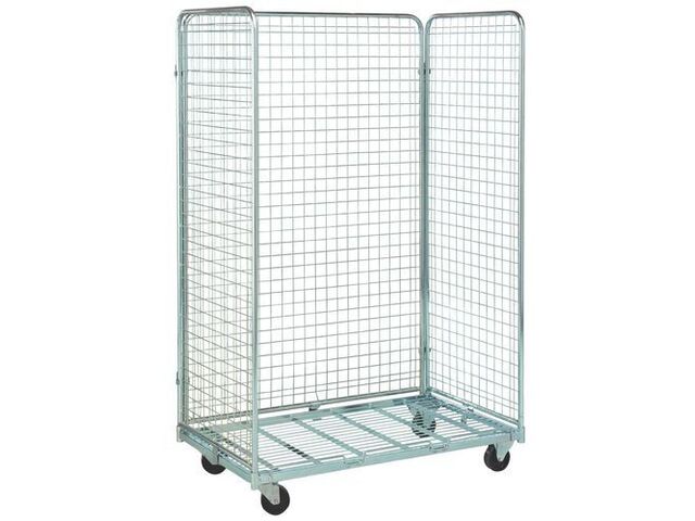 Italiana Contenitori - Roll-conteneur standard 3 ridelles - 400 kg - 1150x655x1790 mm - Éco-responsable