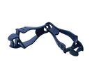Contact Securite - Attache-gants Double Clip Bleu Détectable - Rangement EPI - 16.51 cm