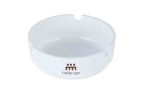 Cendrier publicitaire blanc