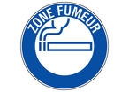 Panneau Zone fumeur - Rigide Ø80mm - 4020716