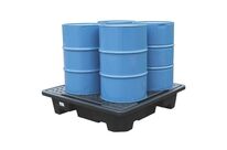 Bac de rétention PE DRUM 250/4 - Pour huiles, fioul, gasoil - CEMO