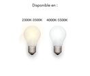 Réglette LED Rechargeable USB 40cm 2W Noire avec Détecteur de mouvement - Blanc Chaud 2300K -
