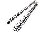 Baguettes de reliure Zipcomb GBC 12mm Noir boite de 50