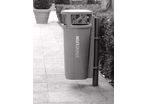 Corbeille publique Atrium 50 L