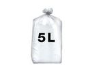 Sacs poubelles blancs - haute densité - 5 litres 35M - 1000 par colis 