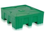 Palette plastique de rétention 4 fûts 450 litres : VSA07 ALLIBERT