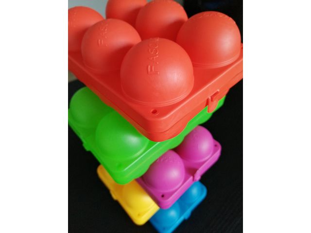 BOITE A OEUFS DURABLE, LAVABLE &amp; RECYCLABLE - CAPACITE 6 OEUFS-FABRIQUE EN FRANCE