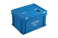 Box Pour Batteries Bleu H:23.5 Cm Largeur:30 Cm