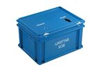 Box Pour Batteries Bleu H:23.5 Cm Largeur:30 Cm