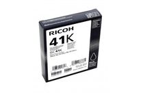 Cartouche d encre gel Ricoh GC-41K noir.