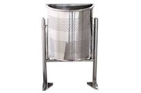 Corbeille semi-circulaire 40 L inox