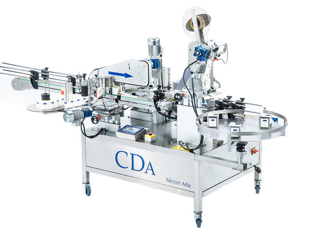 Etiqueteuse automatique pour produits carrés, ovales, cylindriques et coniques | Ninon Mix