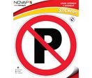 Panneau Parking Interdit - Vinyle adhésif Ø300mm - 4031675