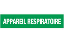 Panneau Appareil respiratoire - Rigide 330x75mm - 4120034