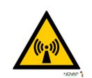 Panneau Danger radiations non ionisantes - Novap