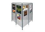 Grilles d’exposition pour affichage et communication en lot de 3