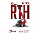 Chariot télescopique Rotatif Magni RTH 6.25 ( capacité 6 000 Kg  hauteur 25 mètres )