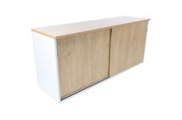 Armoire Quatuor 2 Portes Coulissantes Chêne/blanc