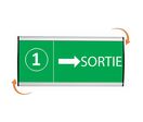 Plaque signaletique budget Alusign® 10,5 x 21 cm