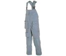 Salopette Cotte à bretelles de travail, gris
