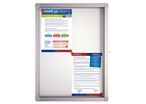 Vitrine d extérieur fond métal pour 4 documents A4