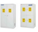 Armoires de stockage pour produits chimiques et corrosifs Série ECO Portes pleines