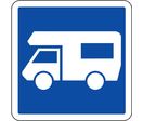 Panneau de signalisation camping car (modèle 2)