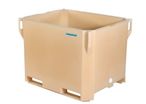 Caisse palette industrielle rotomoulée monobloc 380 litres | SÆPLAST