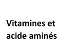 Vitamines et acide aminés nutrition | NEOCHIMIE
