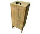 Poubelle en pin pour les espaces urbains - 85 l | Wood Park 