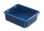 Caisse de rangement plastique ouverte couleur bleu  17 litres