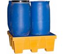 Bac de rétention en PEHD - 4 fûts 450 L