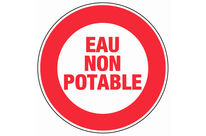 Panneau Eau non potable - Rigide Ø80mm - 4020099