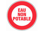 Panneau Eau non potable - Rigide Ø80mm - 4020099