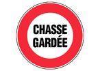 Panneau Chasse gardée - Rigide Ø300mm - 4062198
