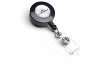 Durable - Système enrouleur pour porte badge - Noir - 80 cm - Clip de fixation - Accessoire badge d'identification