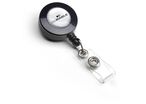 Durable - Système enrouleur pour porte badge - Noir - 80 cm - Clip de fixation - Accessoire badge d'identification