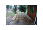 Table de pique-nique Picnic 1,77m Sapin 6 places à sceller - Robuste et durable